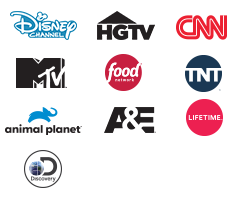 Logos de los mejores canales con Dish Latino