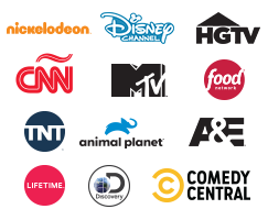 Logos de los mejores canales con Dish Latino