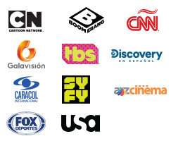 Logos de los mejores canales con Dish Latino